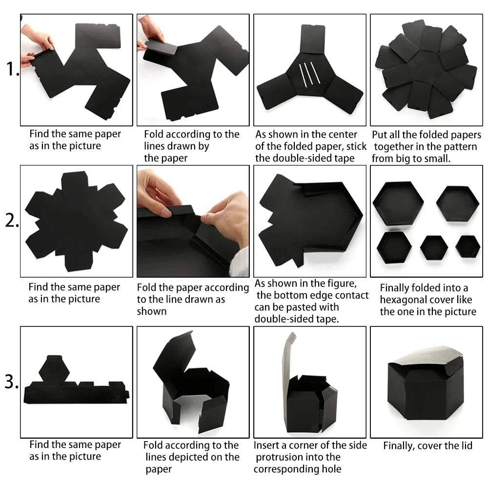 Explosion Mystery Valentine's Day Gift Surprise Explosion Box Scrapbook