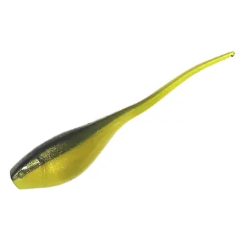 OEM High Quality 10pcs/bag 5cm 0.7g PVC Small Tadpole Lure Worm Pin Tail Soft Bait for Carp & Perch Midwater Fishing – Soft Lure – view 3