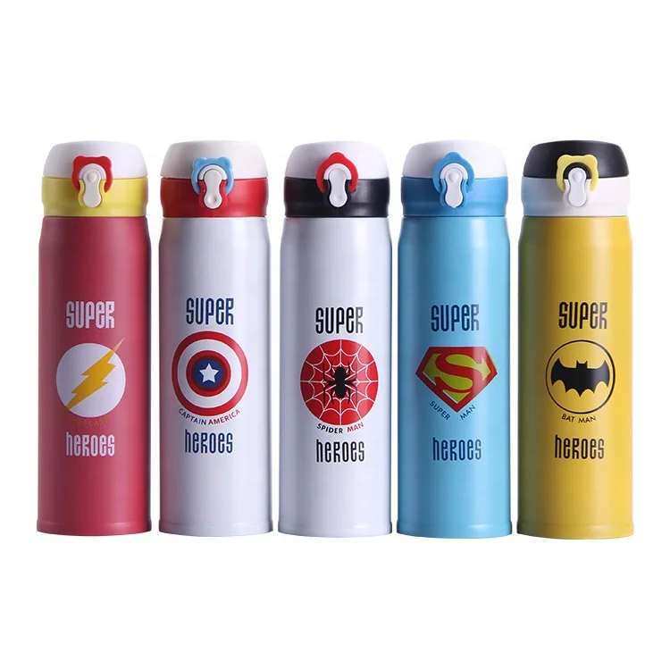 Superhero Kids Water Bottle 