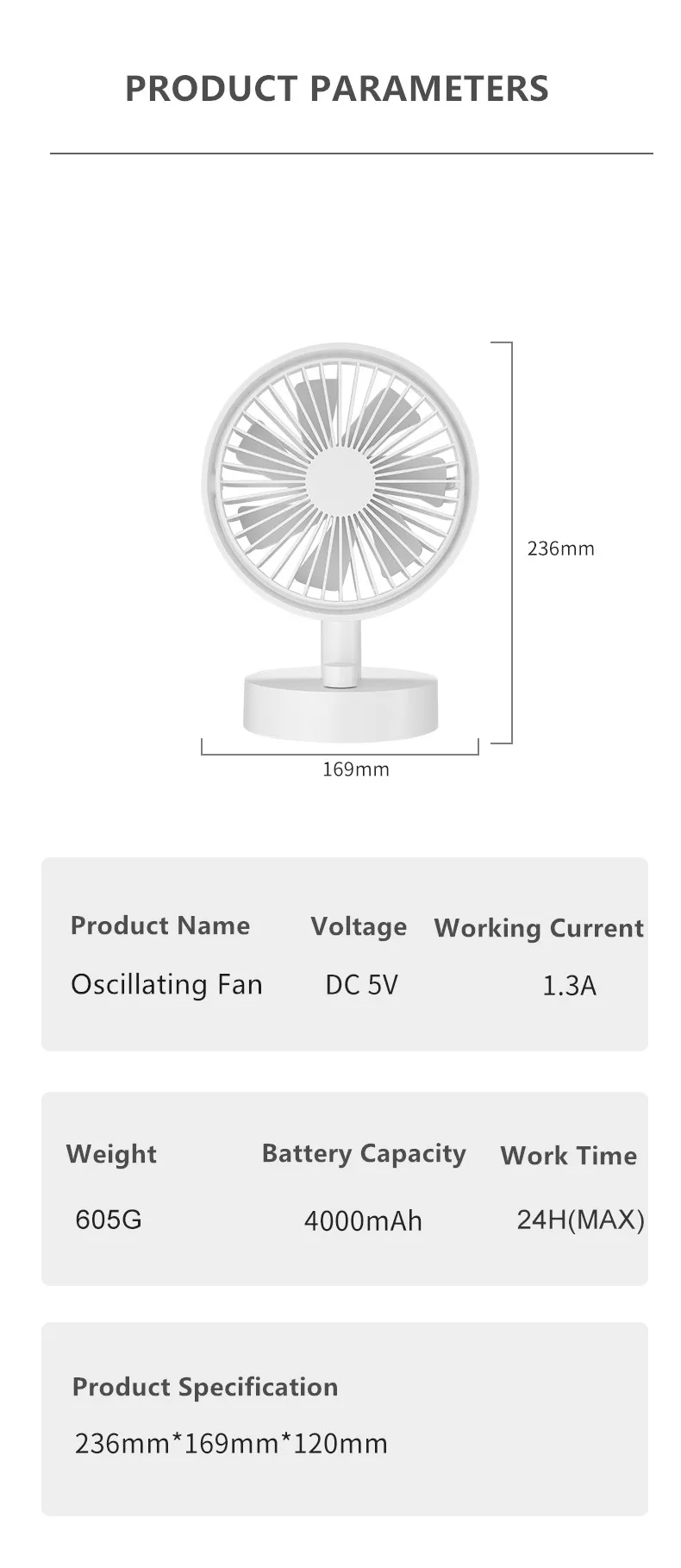 New Design Adjustable Wholesale Battery Wireless Mini Rechargeable Fan Portable Handheld Table