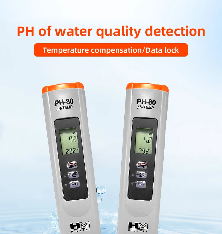 Hm Digital Ph80 Water Quality Tester Temperature Ph Meter Buy Atc Ph