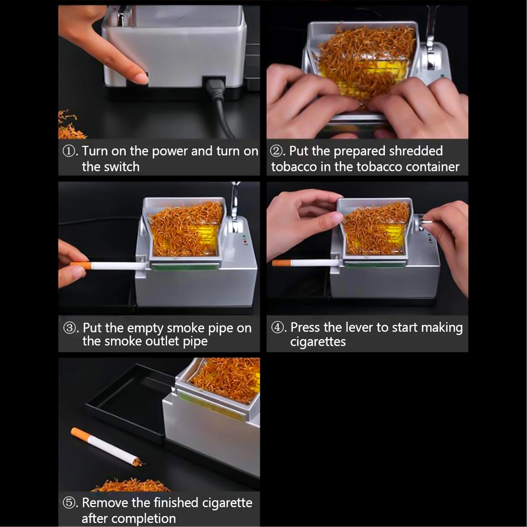 Полностью автоматическая сигаретная машина