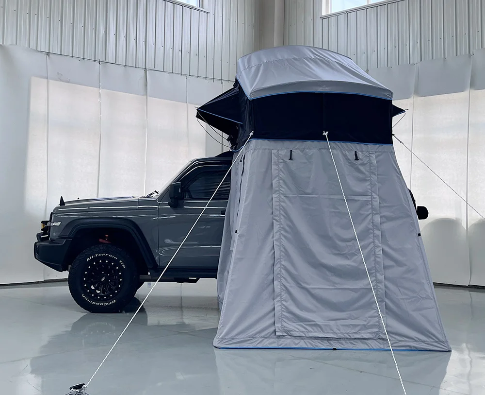 Custom Outdoor off-Road Camping Canvas Car 4x4 Suv 2 Person Roof Top Tent