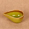 Assiette Style Goutte d'Eau Verte
