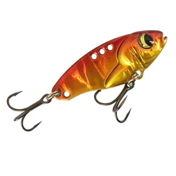 CHEERY 5g-10g Lead-Coated Copper Artificial Hard Bait Vibration Trembling Jack Vib Sequin Lure Hooks Fishing for Mandarin Fish – Hard Lure – view 5