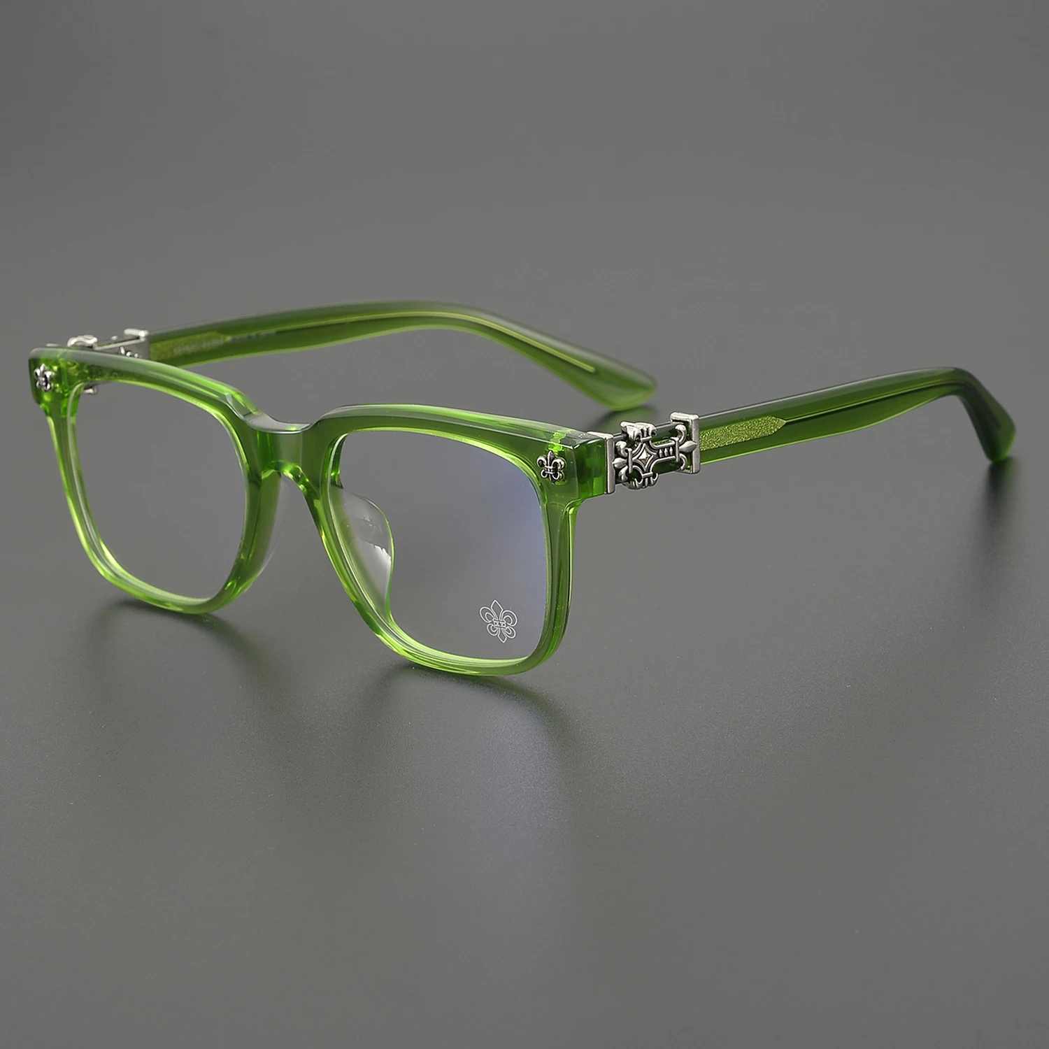 Unisex Rectangular Popular Frame Acetate Branded Granny Grandpa Reading Women Glasses Frame Personalized Solid Color Eyeglasses