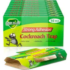 Solid State Cockroach Killing Glue Traps Effective Pest Control Chemicals for Roach Control