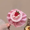 Barrette à cheveux gâteau aux fraises