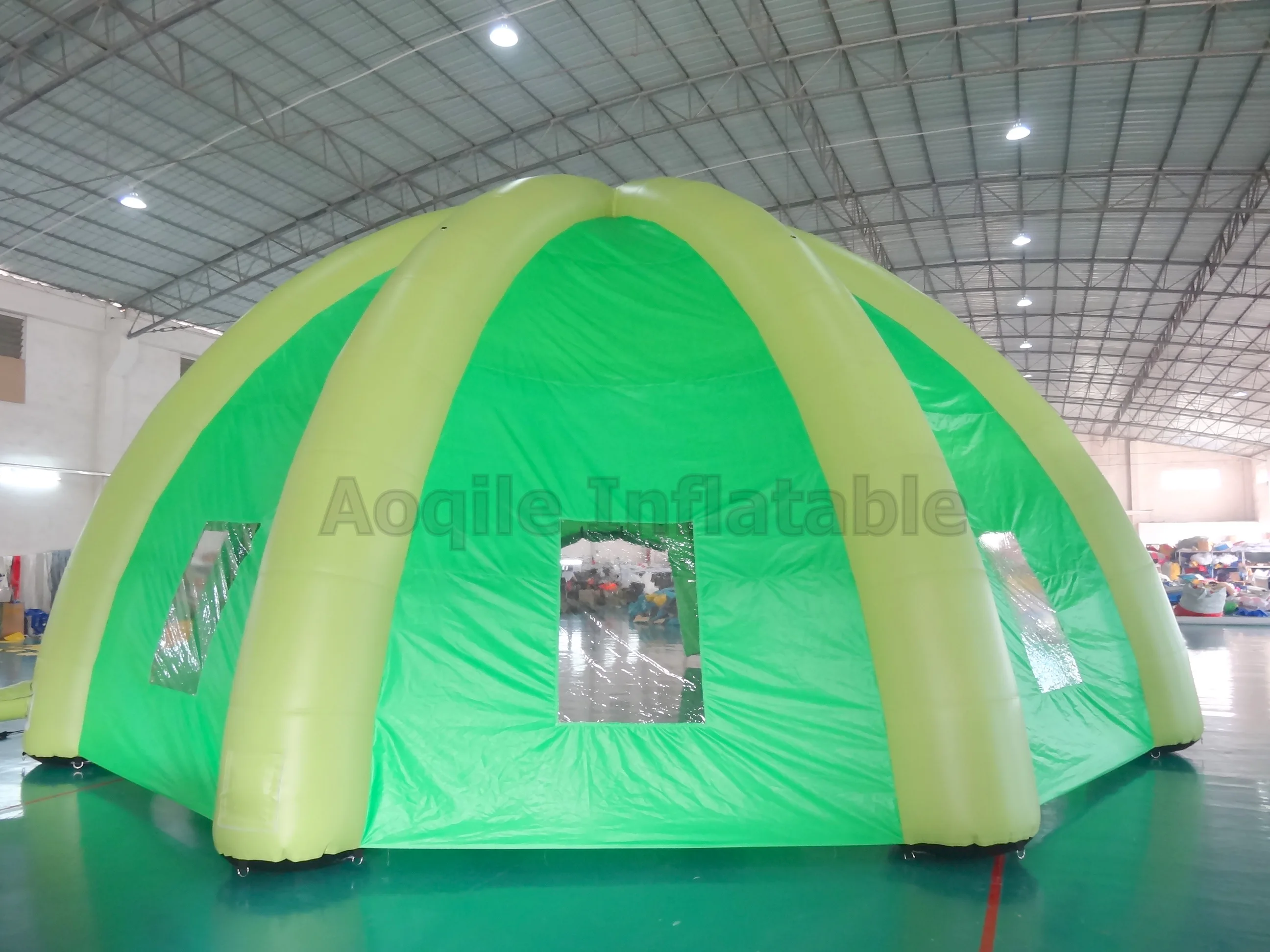 Evento promocional al aire libre publicidad refugio inflable carpa carpa refugio inflable