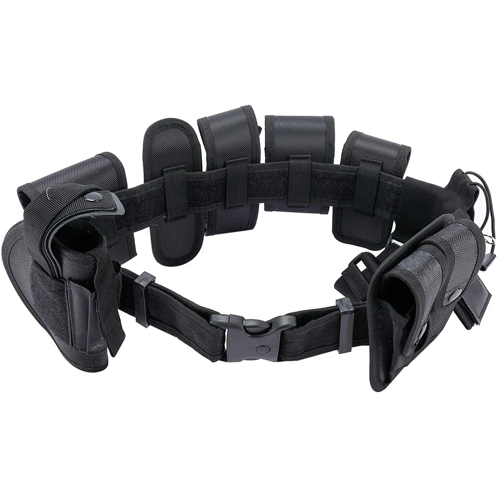High Tactical Waist Belt Pouches Modular Equipment System Security Duty Utility Outdoor Camping Hunting Belt