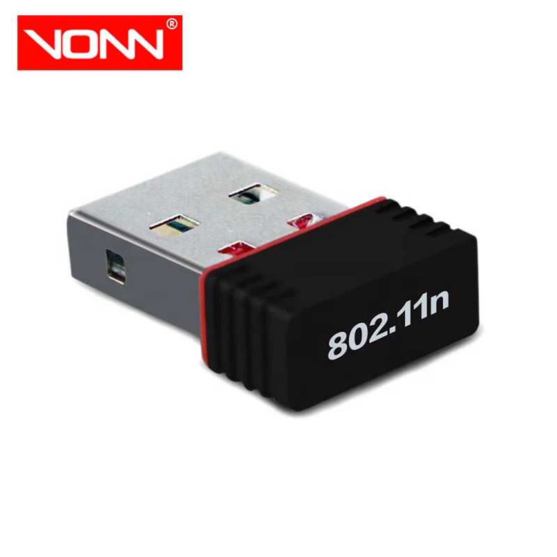 Factory Price RTL8188 Chipset Mini USB 2.0 WiFi Wireless Adapter WI-FI Network Card 802.11n 150Mbps Network WI FI Adapte