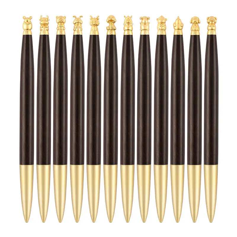 Прямая цена от производителя фирменная ручка для взрослых студентов пишущая поворотная с 12 знаками Зодиака