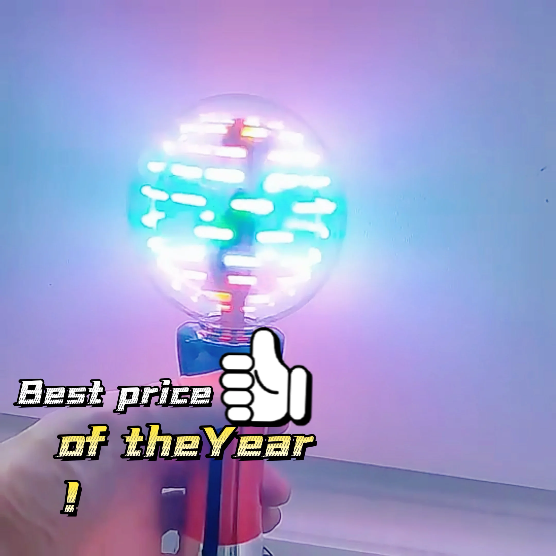 Source Factory Flashing LED Wand for Boys and Girls Light Up Magic Ball Toy  Wand for KidsThrilling Spinning Light Show Party Favor Toy on
