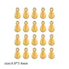 Gold-short 8-shaped engraving s.steel