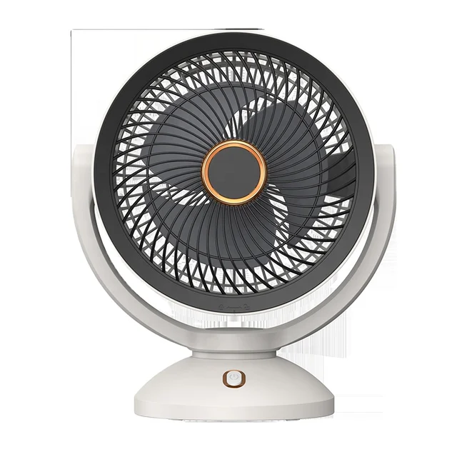 Hot Selling Multifunction 2 In 1 Low Noise Portable Usb Rechargeable 4 Speed Adjustable Table Fan With Night Light