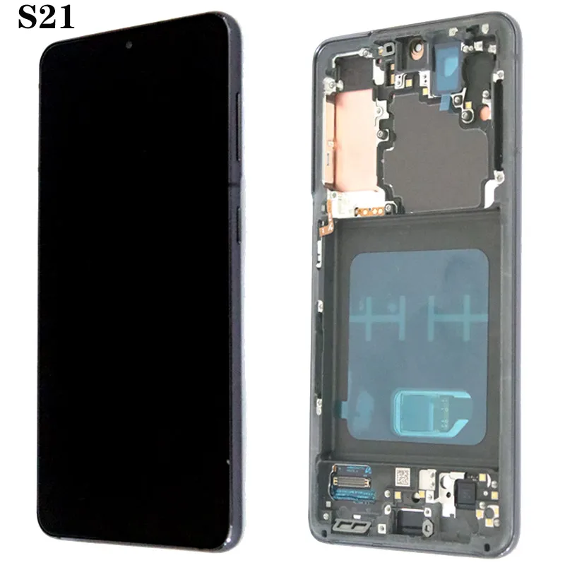 Wholesale Mobile phone Lcd Display With Touch Screen Glass Digitizer Assembly Replacement Parts For Samsung for galaxy S21 PLUS