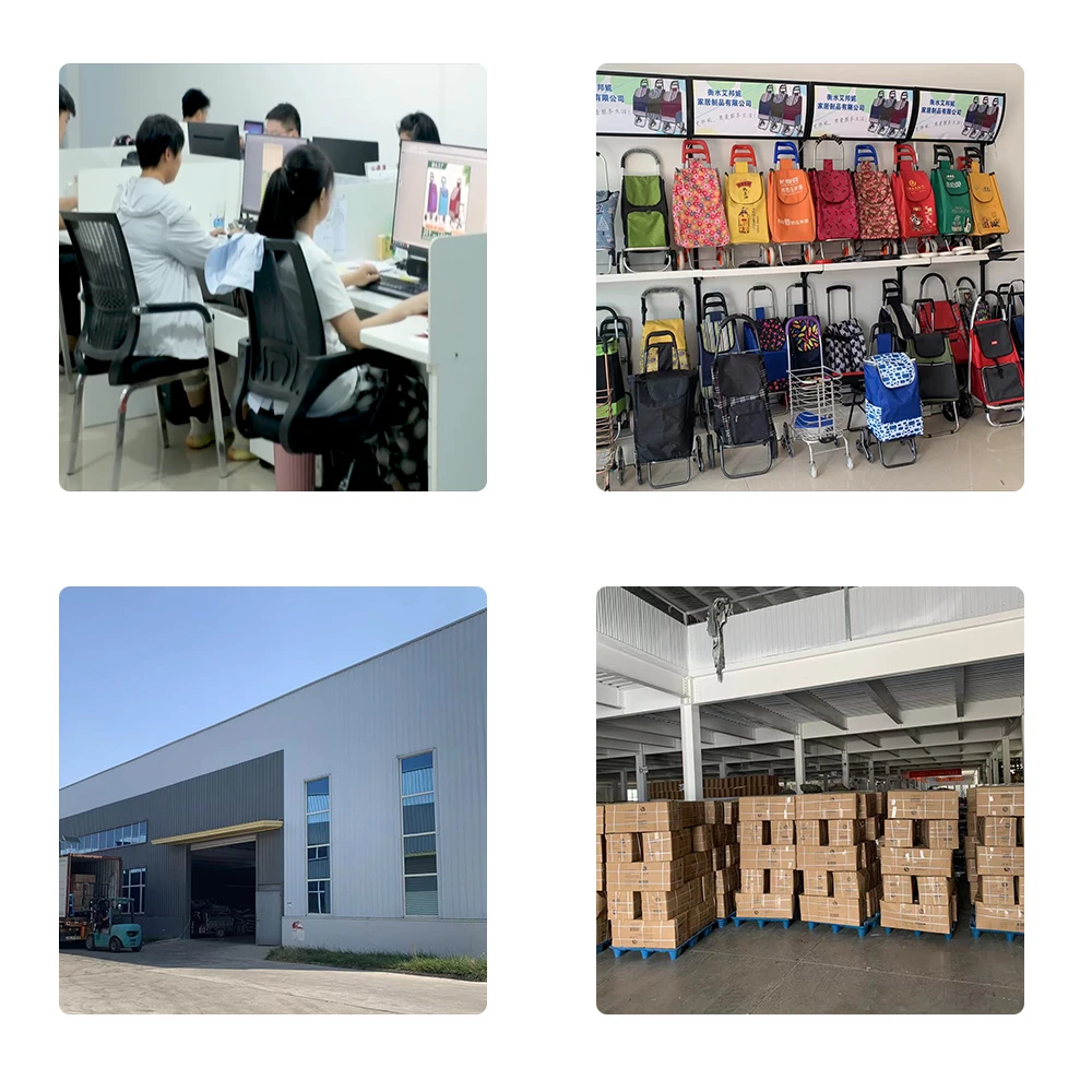 Ex-factory Price Multi Functional Trolley Three Wheel Cheap Shopping Cart Collapsable with Chair