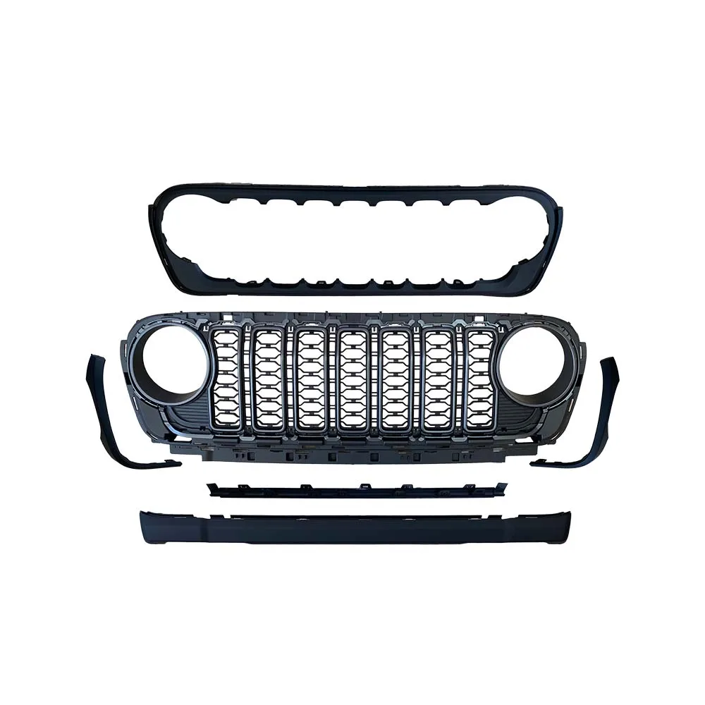 Front Grille For Jeep Wrangler Jl 2018 Modification Upgrade To 2024