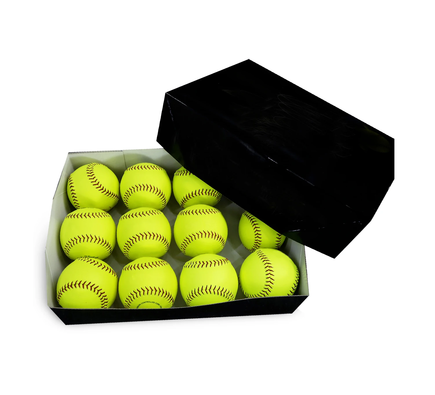 Professional Manufacturer Custom Logo 12 Inch Bulk Softball & Baseballs Pvc Leather Slowpitch