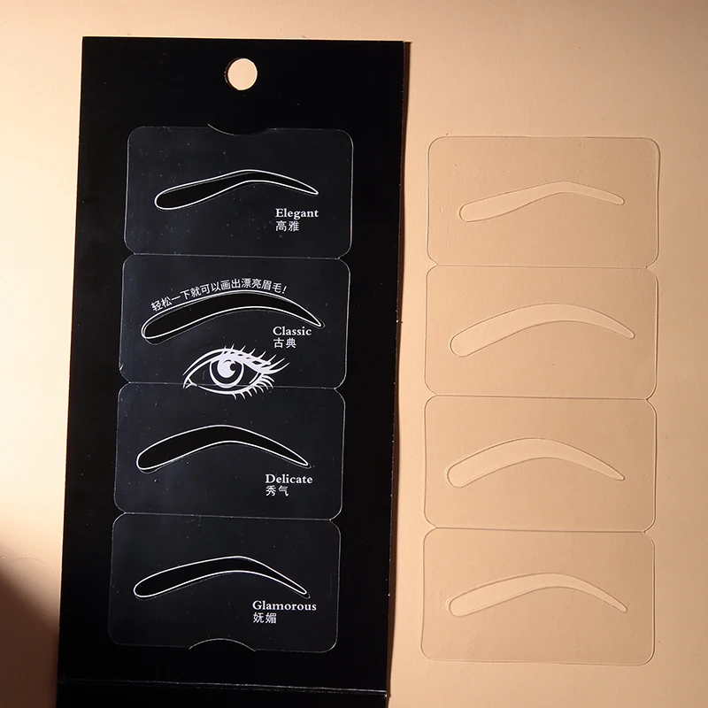 Высококачественный трафарет для бровей EVA набор трафаретов рисования инструмент макияжа
