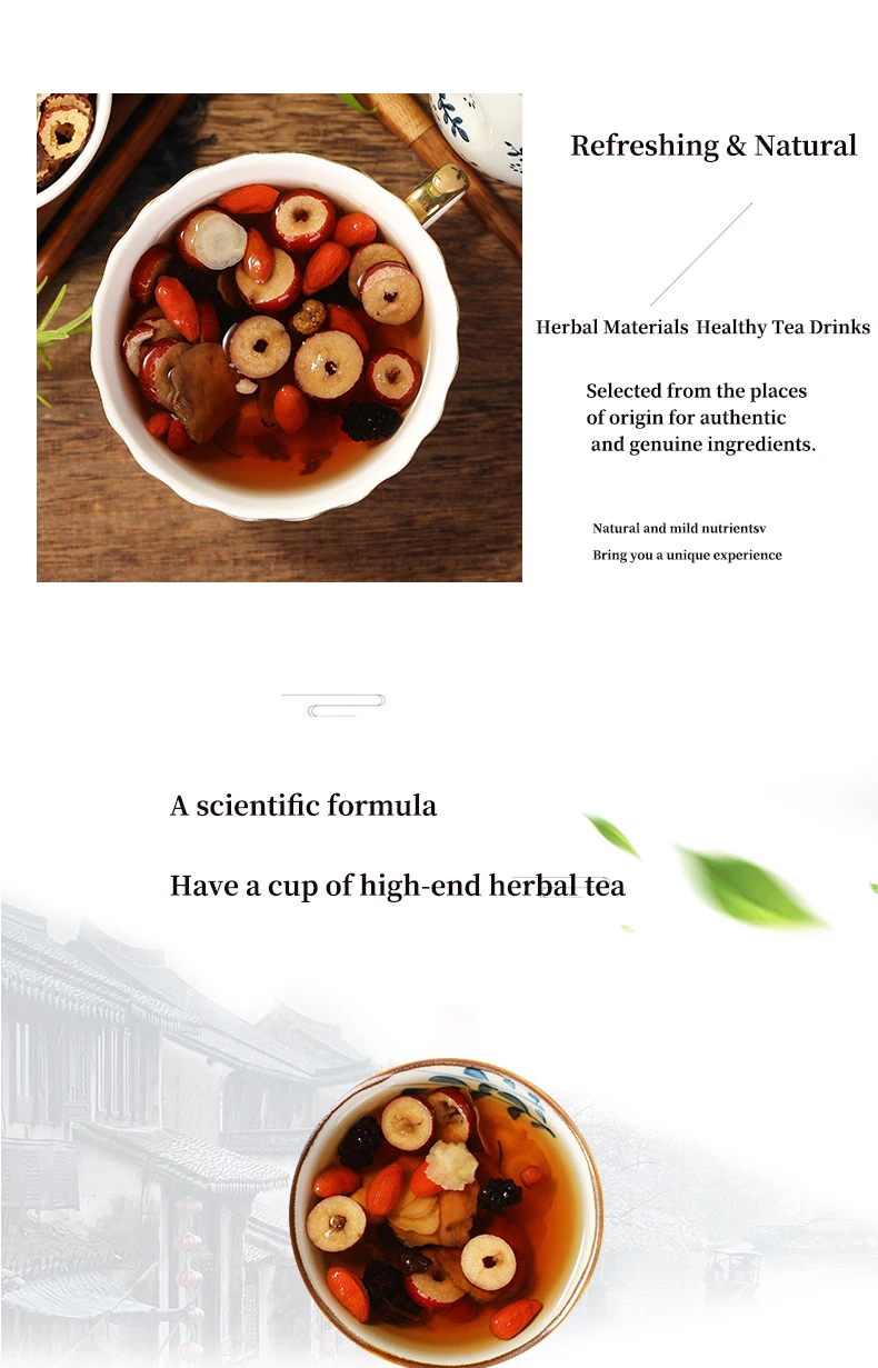 Healthcare Tonic Herbs Herbal Sexual Energy Tea OEM Health Tea Bag Organic Herb Blended Ginseng Maca Tea for Men