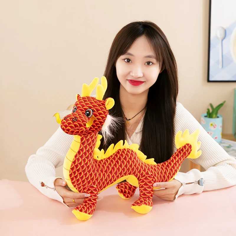 Creative Custom Stuffed Animal Plush Chinese Dragon Toy For Kids New