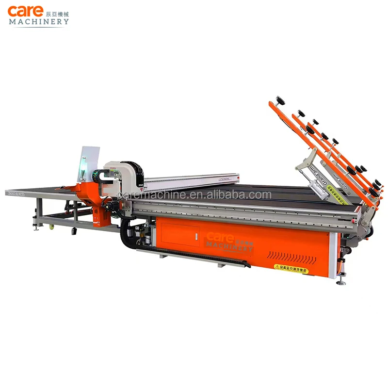 2621 Full Automatic Glass Cutting Table Cnc Glass Cutter Glass Cutting Loading Breaking Table Integrated Cutting Machine