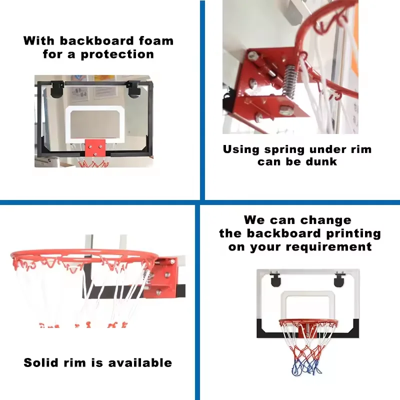 Alibaba.com: Custom 18*12 Inch Mini Basketball Hoop Set, Wall Mounted ...