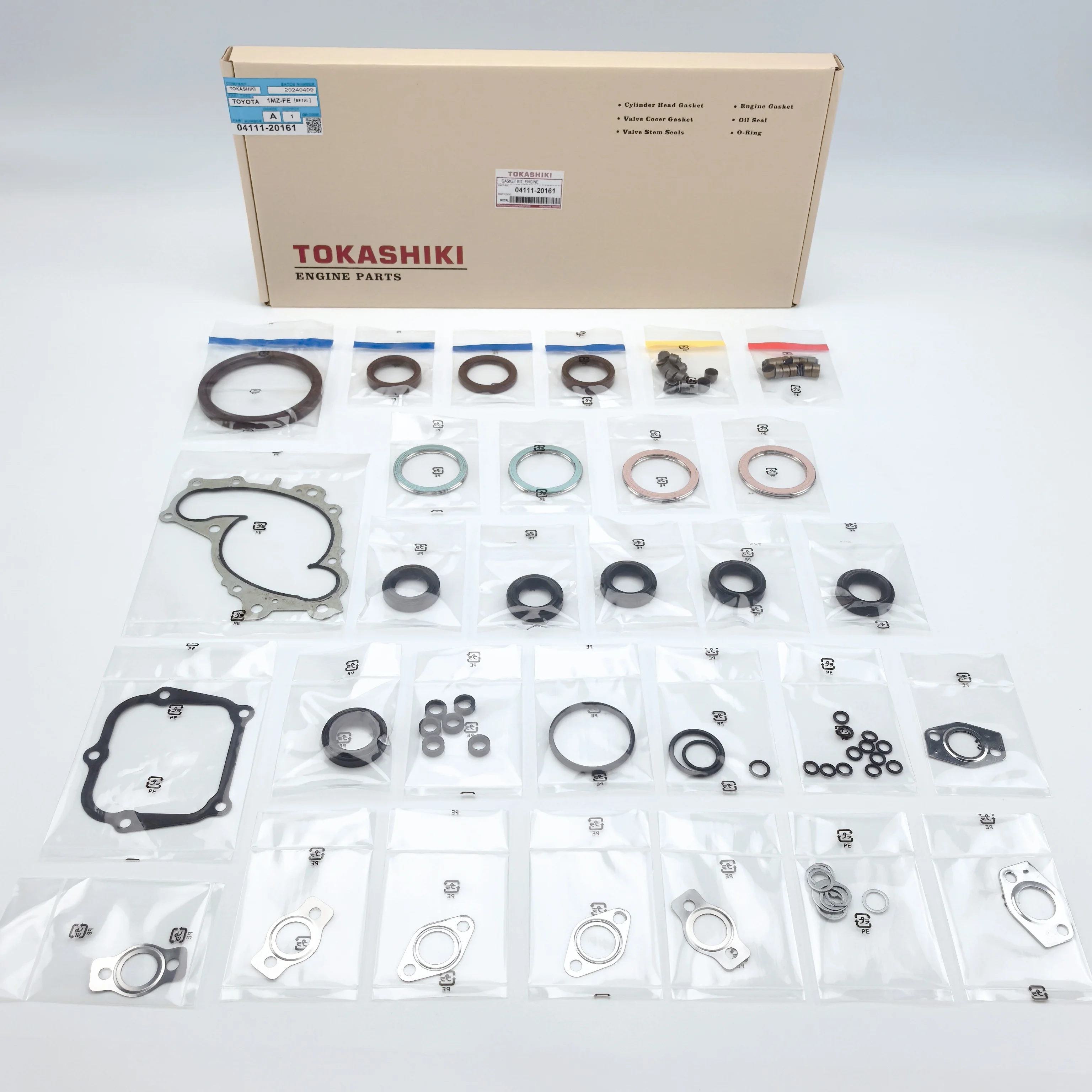 TOKASHIKI Engine Overhaul Cylinder Head Gasket Kit for Toyota