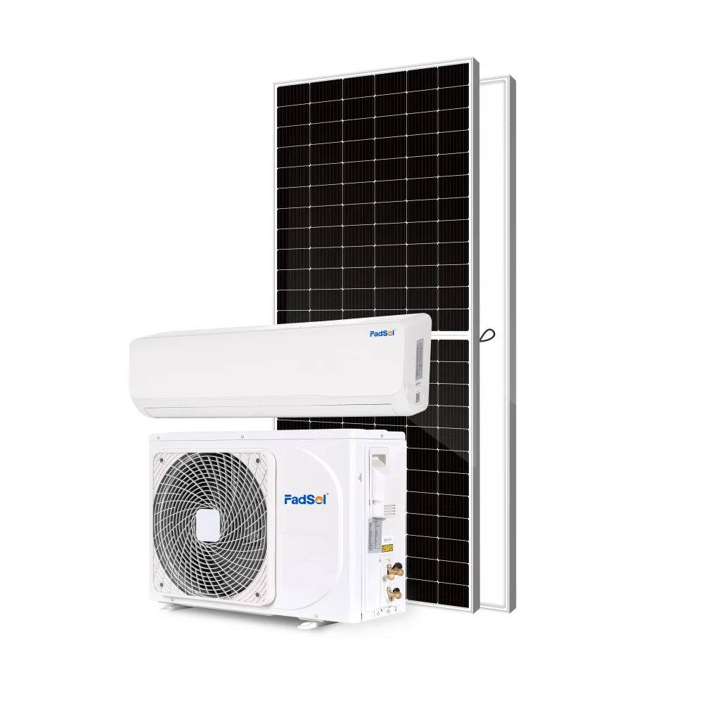 Air Conditioner Solar Powered Air Conditioner AC DC Hybrid 18000btu Solar Ac Air Conditioner On Grid System