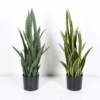 High Quality Home Decoration Snake Plant Sansevieria Trifasciata Tiger Piran Orchid Green Artificial Indoor Plants