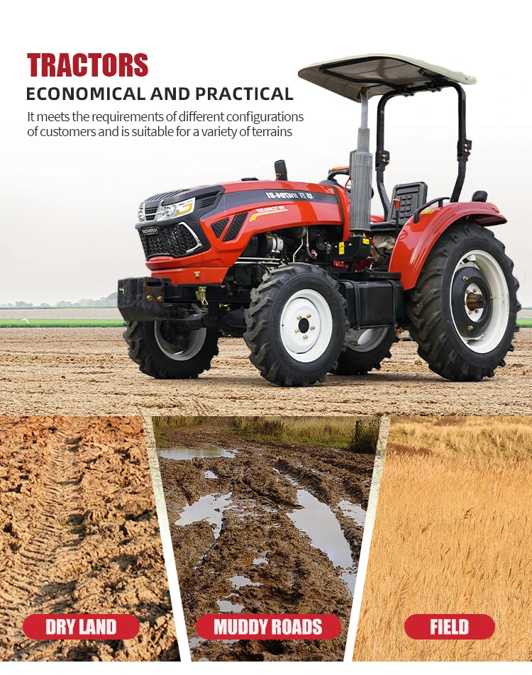 Multi-functional Mini Tractor for Farming - 4WD Compact