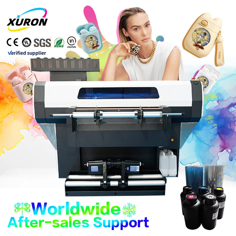 Fully Automatic UV DTF Printer Short Runs Rapid Color Changeover Multifunctional 300mm Print New Designed Manufacturing Vendor