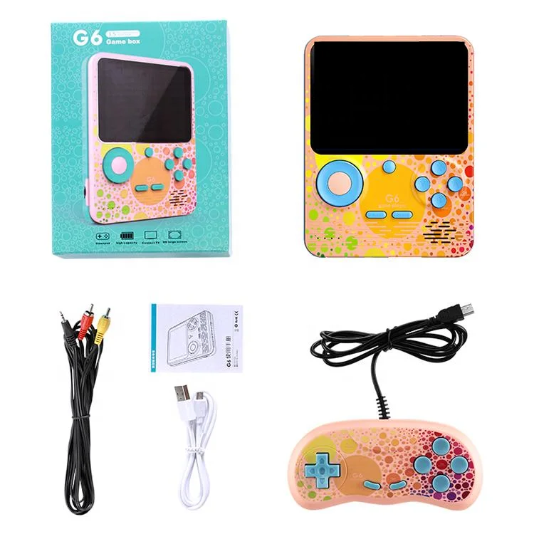 G6 Game Console and Power Bank - 666 Games for Two Players