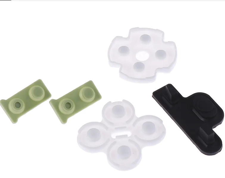2026R PS3 Wireless controller conductive silicone replacement pads designed for A-B directional button game accessories.