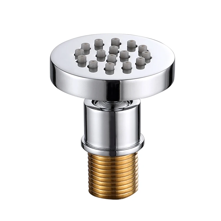 High Quality Brass Rainfall Shower Head Hard Water Filter Fixed Head