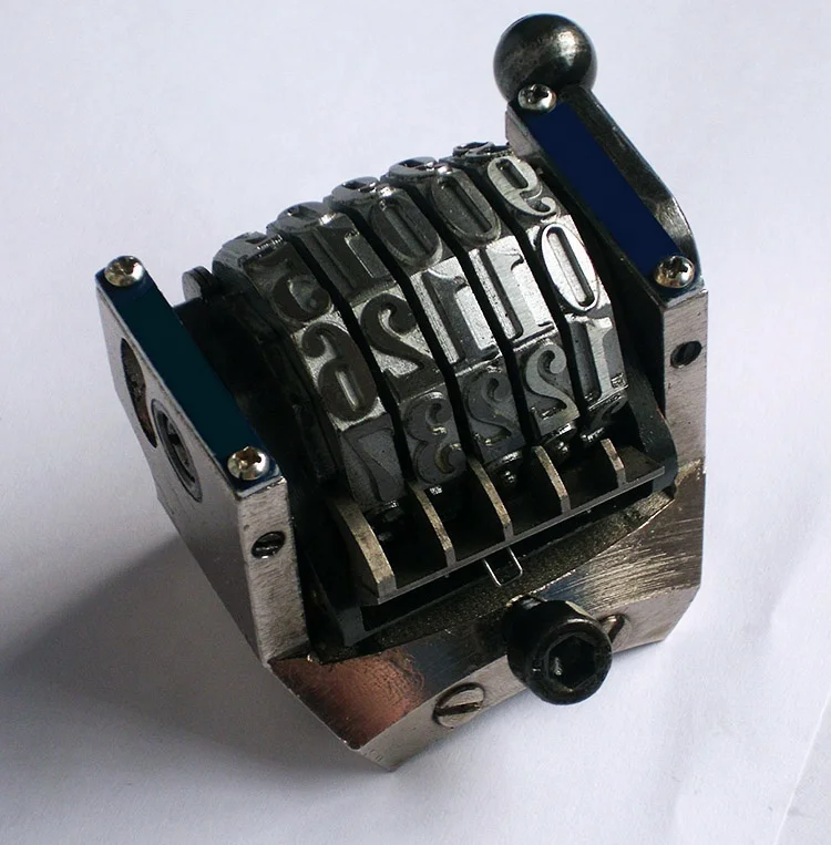Rotary Type Big Font Printing Numbering Machine 5 Digits| Alibaba.com