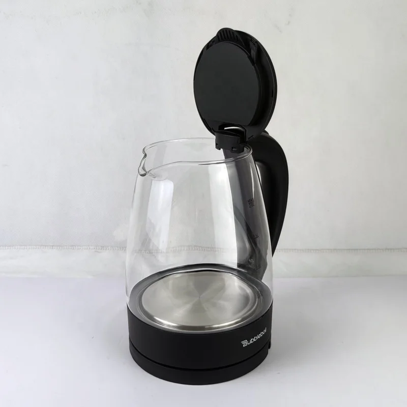 bubbleboil home portable cordless glass tea