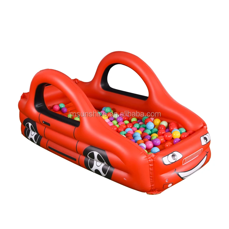 Custom Flocked Multi-Function Kids Air Bed Removable Inflatable Toddler Travel Bed With Race Car Rail for General Furniture Use