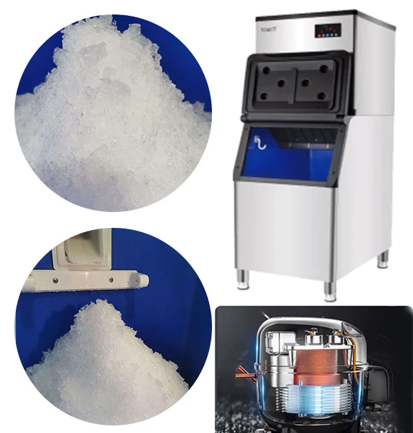 Aidear 500kg/day Ice Cube Maker Machine With Air Cooling System Use For