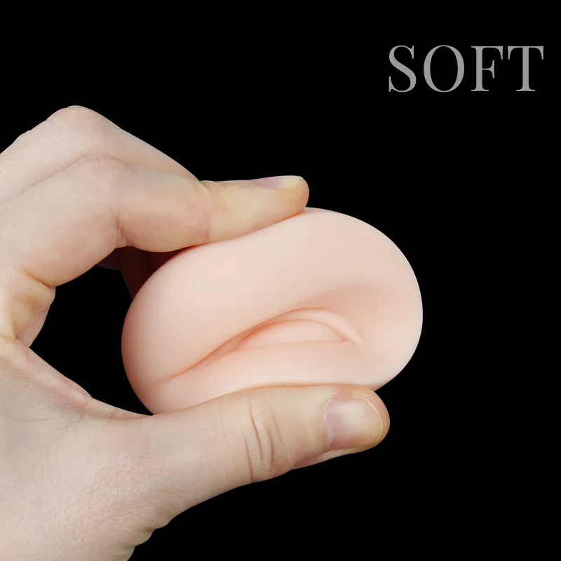 Сменная голова манекена для практики макияжа бровей и губ