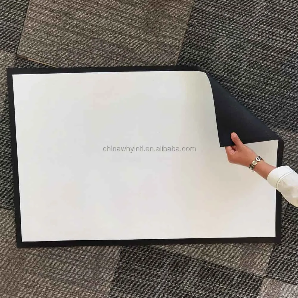 Sublimation Blank White Empty Polyester Rubber Floor Mats Buy Blank