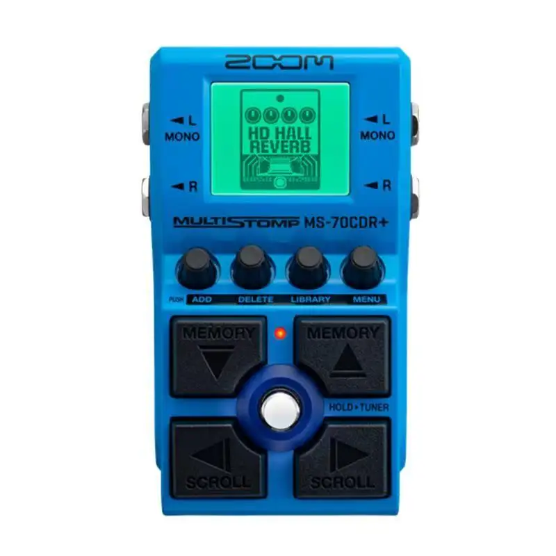 ZOOM MS70CDR+ Pedal Effects for Guitar Chorus Delay Reverb Distortion Musical Instruments Accessory
