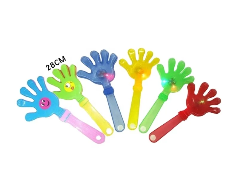 Рекламная акция, цветной пластиковый ручной хлопушка