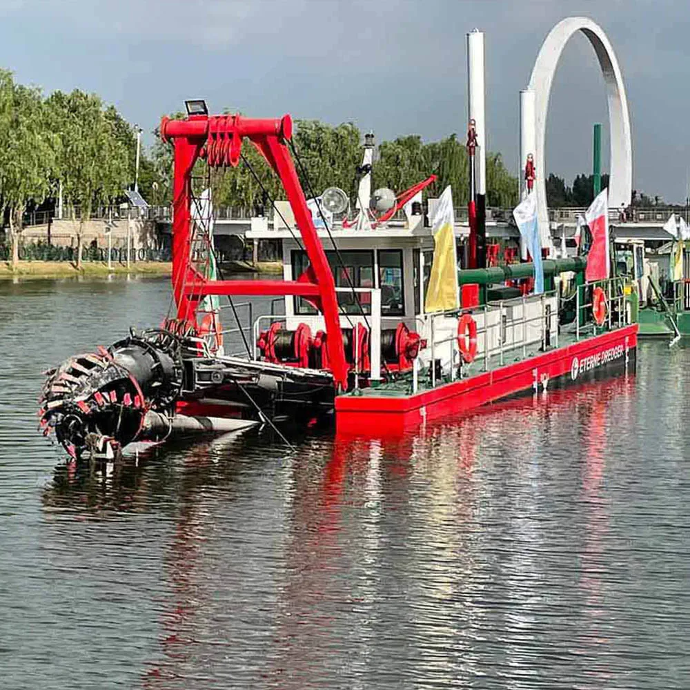 ETERNE Machinery Cutter Dredger Efficient Sand Dredging Machine with Core Pump Engine Motor Components
