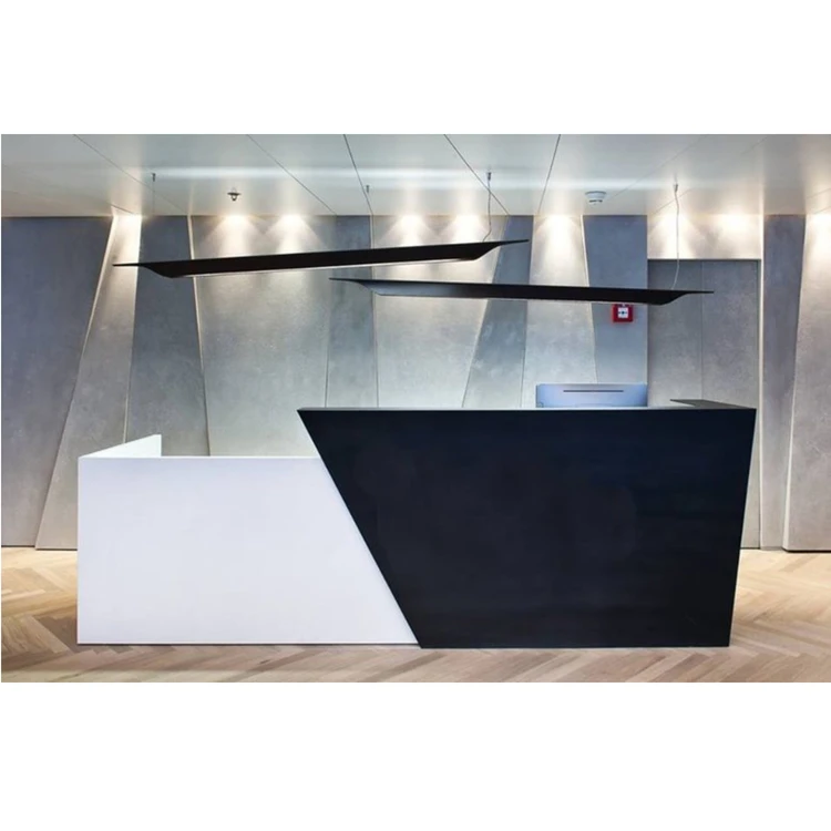 New Design 4 Meters Long Reception Desk Computer Table Nurse Station Reception Desk Furniture