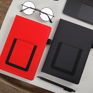 Custom Printed Notebooks for Business - Leather Journal A5 Diary Perfect Binding Gift Packaging