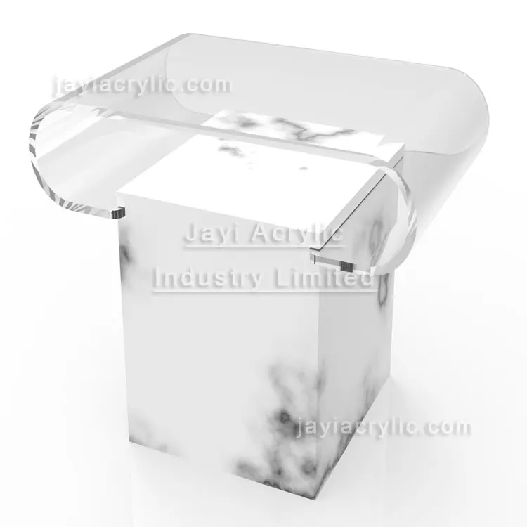 Clear Plastic End Tables Modern Perspex Coffee Table Buy Clear