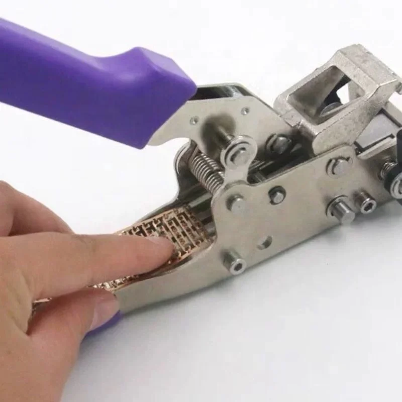 SMT Splice Pliers MTL-80 SMT Brass Buckle Splicing Stainless Steel Increase Material Receiving Speed Frame Splicing Clip Pliers
