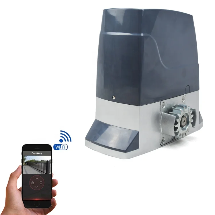Smart Motor Wifi Bluetooth Electric Gate Motor Sliding Gate Opener With Battery Backup